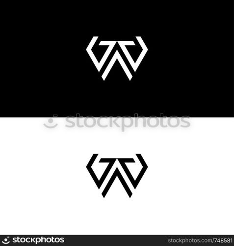 initials logo template