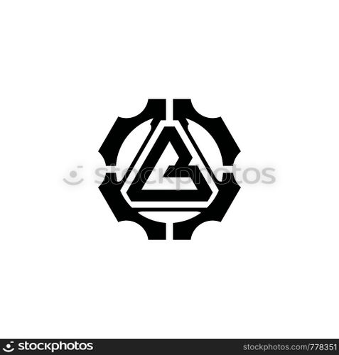 initials logo template