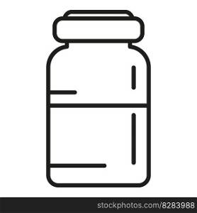 Injection bottle icon outline vector. Immune system. Health protect. Injection bottle icon outline vector. Immune system