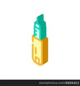 injector insulin isometric icon vector. injector insulin sign. isolated symbol illustration. injector insulin isometric icon vector illustration