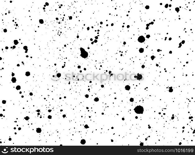 Ink blots Grunge urban background.Texture Vector. Dust overlay distress grain . Black paint splatter , dirty, poster for your design. Hand drawing illustration. Ink blots Grunge urban background.Texture Vector. Dust overlay distress grain . Black paint splatter , dirty, poster for your design.