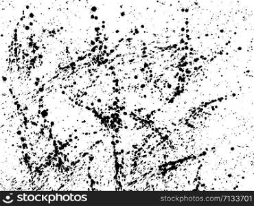Ink blots Grunge urban background.Texture Vector. Dust overlay distress grain . Black paint splatter , dirty, poster for your design.. Ink blots Grunge urban background.Texture Vector. Dust overlay distress grain . Black paint splatter , dirty, poster for your design. Hand drawing illustration