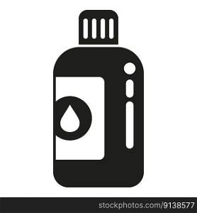 Ink bottle icon simple vector. Digital print. Service shop. Ink bottle icon simple vector. Digital print