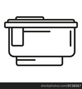 Ink cartridge icon outline vector. Digital print. Web machine. Ink cartridge icon outline vector. Digital print