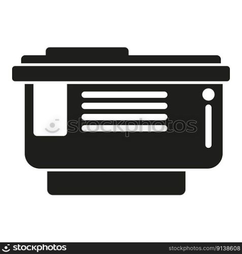 Ink cartridge icon simple vector. Digital print. Web machine. Ink cartridge icon simple vector. Digital print