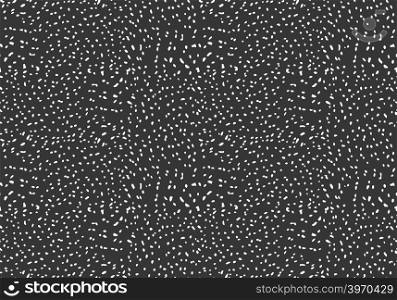 Ink dotted white on black.Hand drawn with ink seamless background.Modern hipster style design.