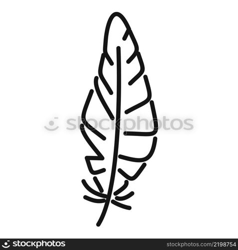 Ink feather icon outline vector. Bird pen. Plume art. Ink feather icon outline vector. Bird pen
