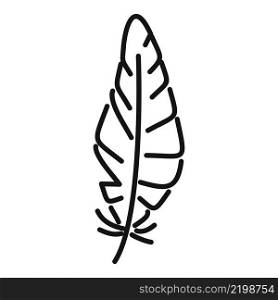 Ink feather icon outline vector. Bird pen. Plume art. Ink feather icon outline vector. Bird pen