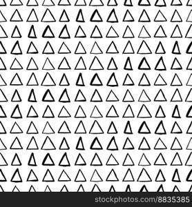 Ink pattern with triangles vector image