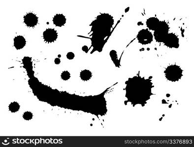 Ink splats