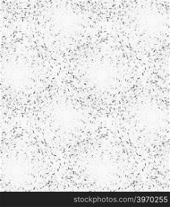 Inked rough textured circles on white.Hand drawn with ink seamless background.Monochrome rough texture.