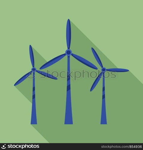 Innovation power turbine icon. Flat illustration of innovation power turbine vector icon for web design. Innovation power turbine icon, flat style