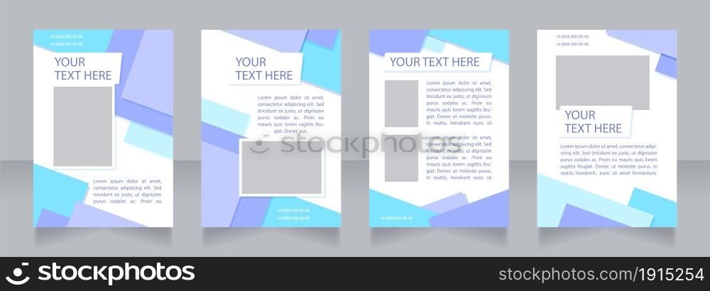Innovative business ideas and strategies blank brochure layout design. Vertical poster template set with empty copy space for text. Premade corporate reports collection. Editable flyer paper pages. Innovative business ideas and strategies blank brochure layout design