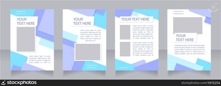 Innovative business ideas and strategies blank brochure layout design. Vertical poster template set with empty copy space for text. Premade corporate reports collection. Editable flyer paper pages. Innovative business ideas and strategies blank brochure layout design
