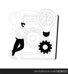 Innovative solution abstract concept vector illustration. Innovative technological solution, problem-solving, idea management software, new invention, creative brainstorming abstract metaphor.. Innovative solution abstract concept vector illustration.