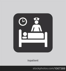 Inpatient Icon Sign