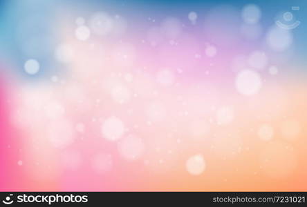 inscription background with bokeh and light. Happy Valentines Day Card Design