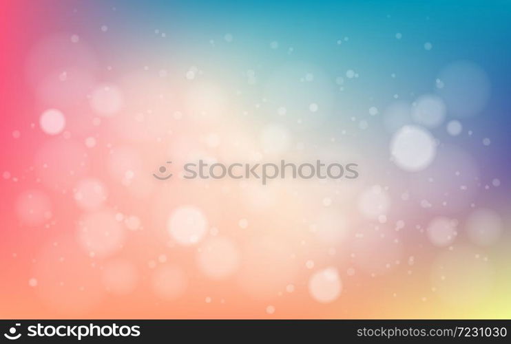 inscription background with bokeh and light. Happy Valentines Day Card Design