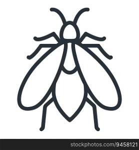 Insect icon vector on trendy style for design and print