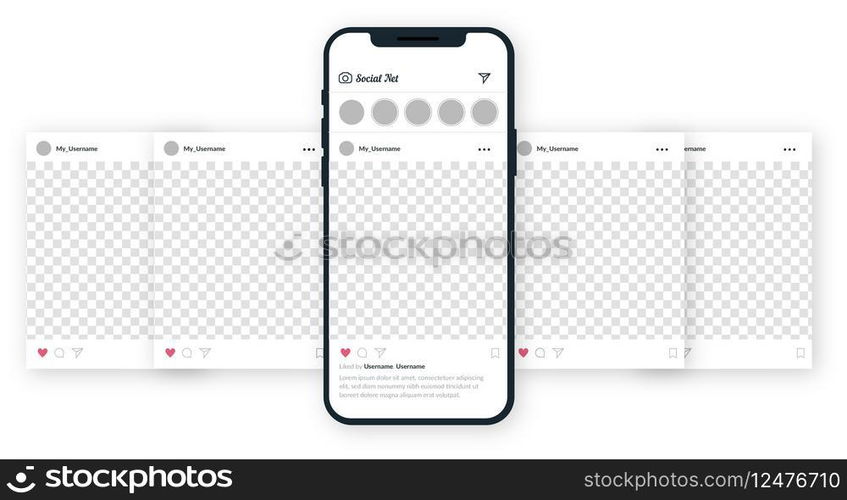 Instagram carousel interface