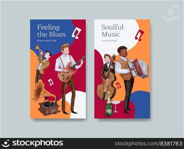 Instagram template with jazz music concept,watercolor style

. Instagram template with jazz music concept,watercolor style



