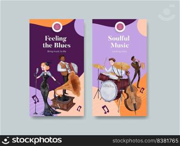 Instagram template with jazz music concept,watercolor style

. Instagram template with jazz music concept,watercolor style



