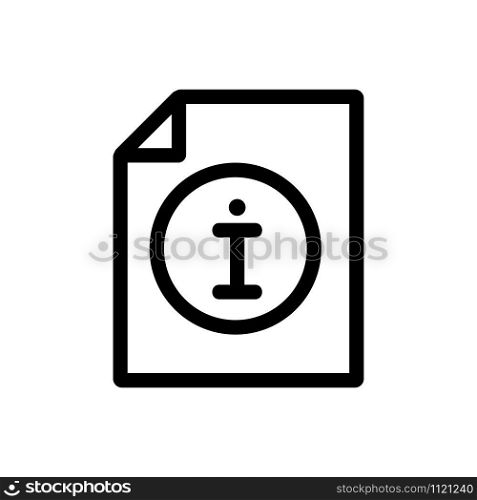 instruction to apply the vector icon. A thin line sign. Isolated contour symbol illustration. instruction to apply the vector icon. Isolated contour symbol illustration