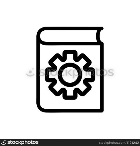 instruction to apply the vector icon. A thin line sign. Isolated contour symbol illustration. instruction to apply the vector icon. Isolated contour symbol illustration