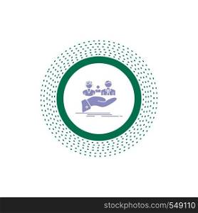 insurance, health, family, life, hand Glyph Icon. Vector isolated illustration. Vector EPS10 Abstract Template background