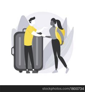 Integration of migrants abstract concept vector illustration. Society accepted migrants, integration courses, study at school, learn foreign languages, reading book, refugee group abstract metaphor.. Integration of migrants abstract concept vector illustration.