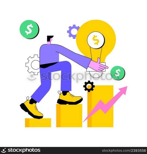 Intellectual capital abstract concept vector illustration. Intellectual wealth, structural capital, company human resources investment, money-making sources, enterprise brains abstract metaphor.. Intellectual capital abstract concept vector illustration.