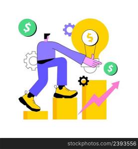 Intellectual capital abstract concept vector illustration. Intellectual wealth, structural capital, company human resources investment, money-making sources, enterprise brains abstract metaphor.. Intellectual capital abstract concept vector illustration.