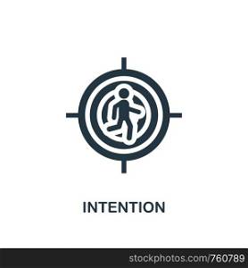 Intention icon. Creative element design from productivity icons collection. Pixel perfect Intention icon for web design, apps, software, print usage.. Intention icon. Creative element design from productivity icons collection. Pixel perfect Intention icon for web design, apps, software, print usage