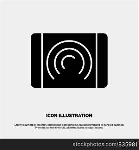 Interaction, User, Touch, Interface Solid Black Glyph Icon