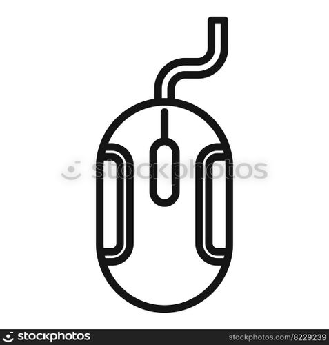 Interface mouse icon outline vector. Web button. Software app. Interface mouse icon outline vector. Web button