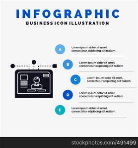 interface, website, user, layout, design Infographics Template for Website and Presentation. GLyph Gray icon with Blue infographic style vector illustration.. Vector EPS10 Abstract Template background