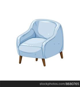 interior armchair chair cartoon. interior armchair chair sign. isolated symbol vector illustration. interior armchair chair cartoon vector illustration