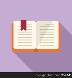 Interior book mark icon flat vector. Favorite mark. App story. Interior book mark icon flat vector. Favorite mark