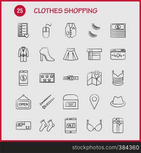 Interior Design Hand Drawn Icons Set For Infographics, Mobile UX/UI Kit And Print Design. Include: Bucket, Water Bucket, Tub, Washroom, Fan, Electronics, Electric Eps 10 - Vector