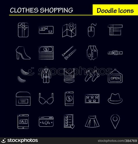 Interior Design Hand Drawn Icons Set For Infographics, Mobile UX/UI Kit And Print Design. Include: Bucket, Water Bucket, Tub, Washroom, Fan, Electronics, Electric Eps 10 - Vector