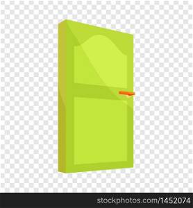 Interior door icon. Cartoon illustration of door vector icon for web design. Interior door icon, cartoon style