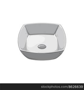 interior sink ceramic cartoon. interior sink ceramic sign. isolated symbol vector illustration. interior sink ceramic cartoon vector illustration