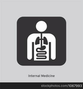 Internal Medicine Icon Sign