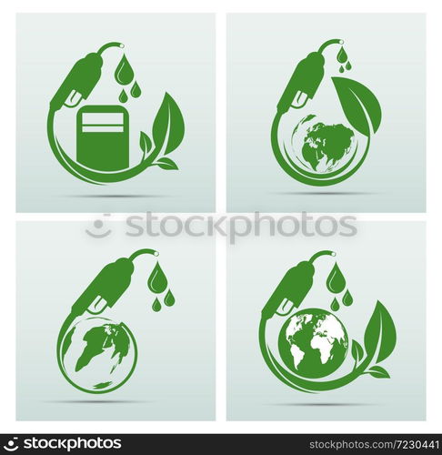 International Biodiesel Day.10 August.for Ecology and Environmental Help The World With Eco-Friendly Ideas,Vector Illustration