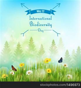 International Biodiversity day .Vector