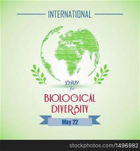 International Biological day.Vector