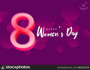 international happy woman’s day creative design background