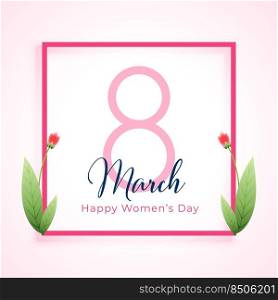 international happy women’s day lovely card background