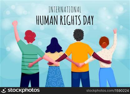 International human rights day banner