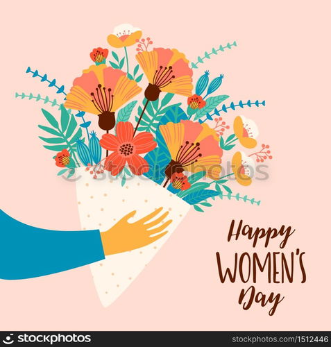 International Women&rsquo;s Day. Vector template for card, poster, flyer and other users. International Women&rsquo;s Day. Vector template.